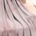 thumbnail image 3 of Pink Marble Pattern Blanket,Comfortable Soft Flannel Throw Blanket,All Season,Warm Lightweight Blankets for Sofa Bed Couch Living Room Chair,40"x50", 3 of 4