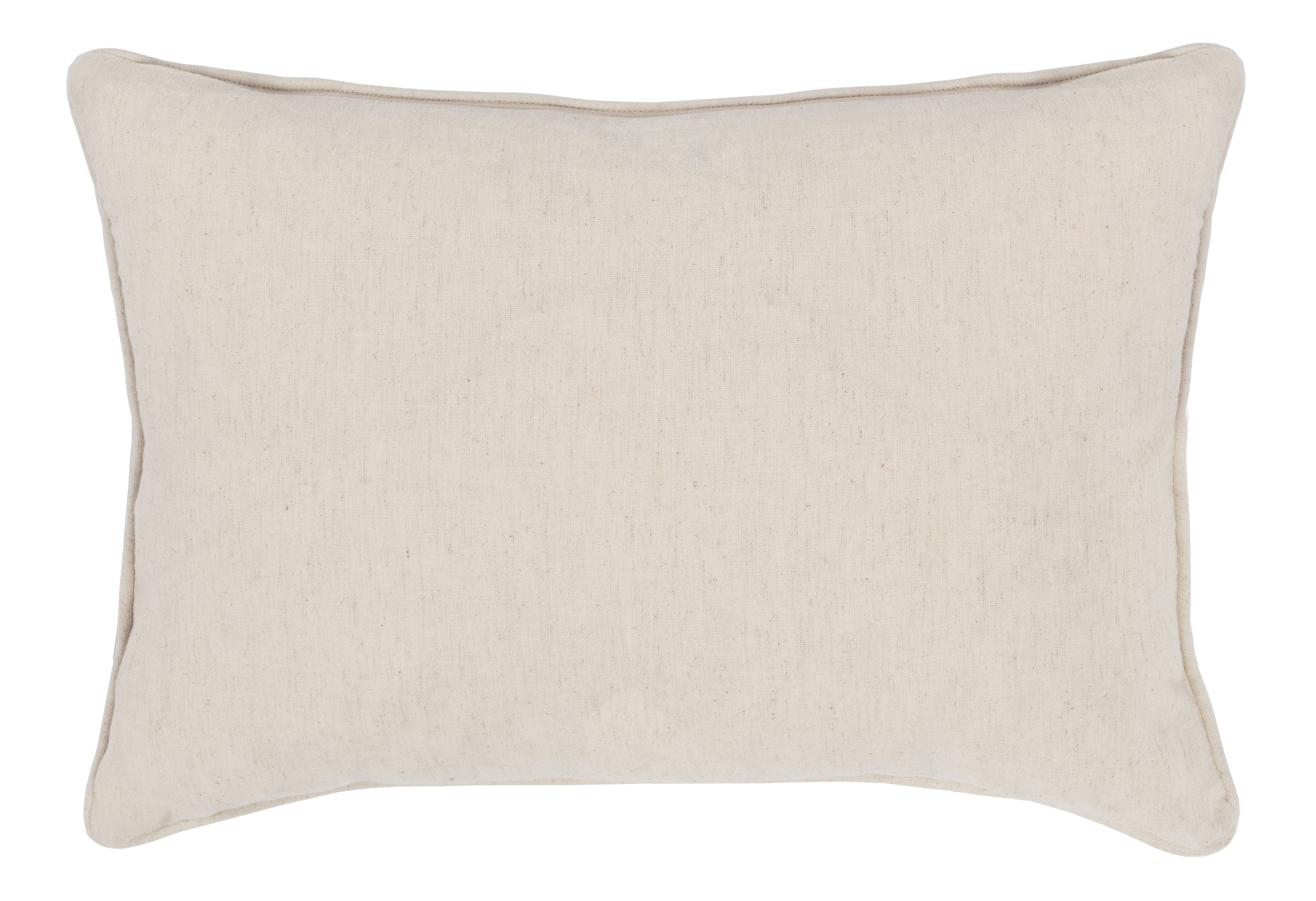 Kosas Home Melanie 100% Cotton 14"x20" Throw Pillow Cover, Ivory