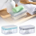 thumbnail image 2 of Soap Bubble Box Multi-function Storage Rack Washing Press Manual Liquid B0, 2 of 7