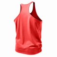 thumbnail image 5 of Men'S Gym Workout Tank Tops Stringer Muscle Cut Shirt Quick Dry Athletic Sleeveless T-Shirt Vest Red M, 5 of 6