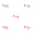 thumbnail image 2 of Gafas de sol redondas Sonducket con perlas montura de PC Rosa, 2 of 6
