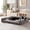 Grey, variant on Bed Large  Beds with Removable Washable Cover, Couch-Like Sofa Design for S to XXL Dogs Up to 50 lbs, with Soft Short Plush Surface & , 35x25x9.5 Inch, Cream