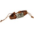 thumbnail image 2 of SmartBy Unisex I LOVE JESUS Faux Leather Bangle Hemp Rope Chain Adjustable Bracelet, 2 of 7