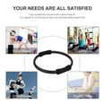 thumbnail image 5 of Walbest Pilates Yoga Ring, Magic Exercise Fitness Circle for Toning Inner & Outer Thighs, Black, Diameter: 15.16", 5 of 7