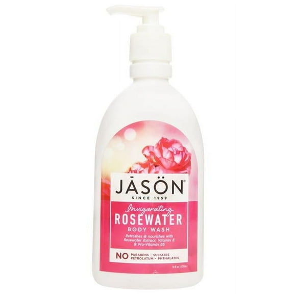 Jason Natural Products - Body Wash Rosewater - 1 Each-16 Fz