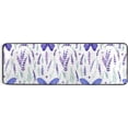 thumbnail image 5 of Dreamtimes Lavender Flowers Hallway Runner Rug 2'x6' Kitchen Rug with Rubber Backing Watercolor Floral Prin Non Slip Entryway Rug Runner Washable Soft Area Rug for Hallway Bedroom Kitchen Decor, 5 of 6