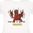 thumbnail image 4 of Inktastic Mardi Gras Come at Me Breaux Crayfish Boys or Girls Long Sleeve Baby Bodysuit, 4 of 5