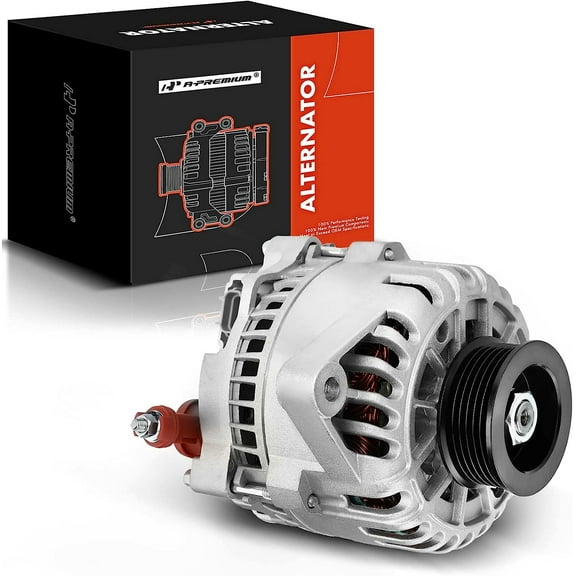A-Premium Alternator with 12V 105A 110A for Ford Mustang 2001-2004 3.8L, 2004 3.9L, # 1R3U-10300-AA