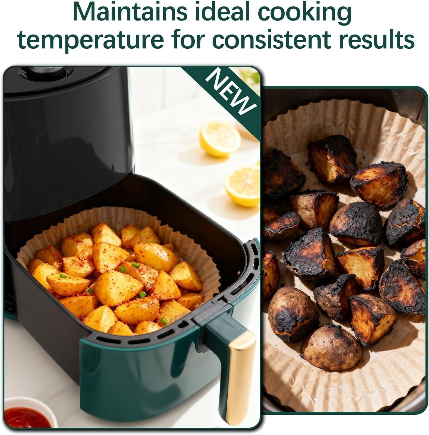 Compact Air Fryer with Rapid Air Circulation Technology, Nonstick Basket for Healthy Low-Oil Cooking, Auto Shut-Off, Black