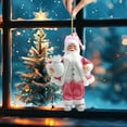 thumbnail image 6 of dajkiuy Christmas Santa Claus Figurines Hanging Ornaments, Christmas Ornaments for Tree Hanging Decorations, for Indoor Home Christmas Party Decor 3in, 6 of 6