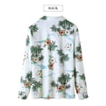 thumbnail image 4 of NFTOEIULA Women Floral Print Lapel Collar Buttons Long Sleeve Bohemian Shirt, 4 of 7