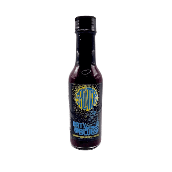 Splintered Sauce™ Dirty Blues Hot Sauce  |  Carolina Reaper  |  Blueberries