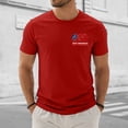 thumbnail image 2 of Ramiter Men's 250th America Anniversary Casual Printed T-Shirt American Flag Shirt Men 250 Years of Freedom Shirt(Red,M), 2 of 8