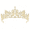 golden white, variant on DESIGNICE Silver Crowns and Gold Tiaras for Women,Queen Crystal Tiaras with Sparkling Rhinestone