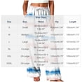 thumbnail image 3 of Qingpeng Womens Summer Palazzo Pants Printed Flowy Beach Wide Leg Casual Pants Trousers with Pockets for Daily Wear, 3 of 5