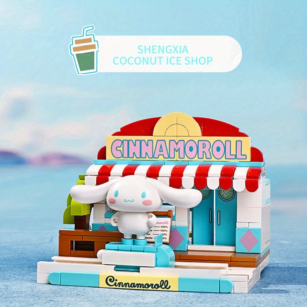 Keeppley Sanrio Hello Kitty Building Melody Cinnamoroll Pom Purin Bloque Chica Gato Jade Pequeños Juguetes Educativos Para Niños Regalos