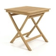 thumbnail image 4 of Gymax 27.5'' Bistro Table w/ Slatted Tabletop Sturdy Wood Frame & Thickened Top Patio, 4 of 6