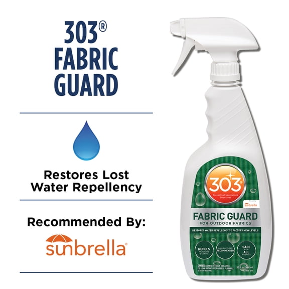 303 Products Fabric Guard Water Repellent & Stain Shielding Fabric Protector Spray, 32oz