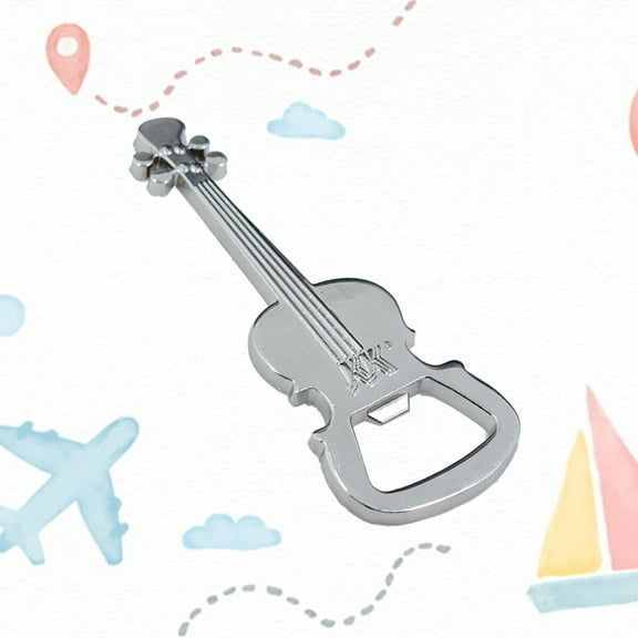 COSMOBETTY Bottle Opener Keychains Metal Silver 1Pack