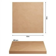 Crown Display Brown Packing Paper for Moving 15 x 15 Kraft Paper Ream - 480 Sheets (Total of 750 Square ft.)