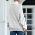 thumbnail image 5 of Womens Sweaters, Roll Neck Sweaters for Women, Batwing Sleeve Knit Design, Cozy Winter Versatile Wear, 5 of 6