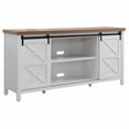 thumbnail image 2 of Evelyn&Zoe Elmwood Rectangular TV Stand for TV's up to 75", White, 2 of 8