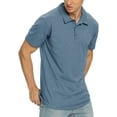 thumbnail image 5 of Iceglad Polo Shirts for Men Short Sleeve Soft Cotton Collared Shirt, 5 of 8