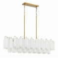 thumbnail image 7 of ADD-317-CH-WH-Crystorama Lighting-Addis - 14 Light Chandelier-14.25 Inches Tall and 51.75 Inches Wide-Polished Chrome Finish-White Glass Color, 7 of 7