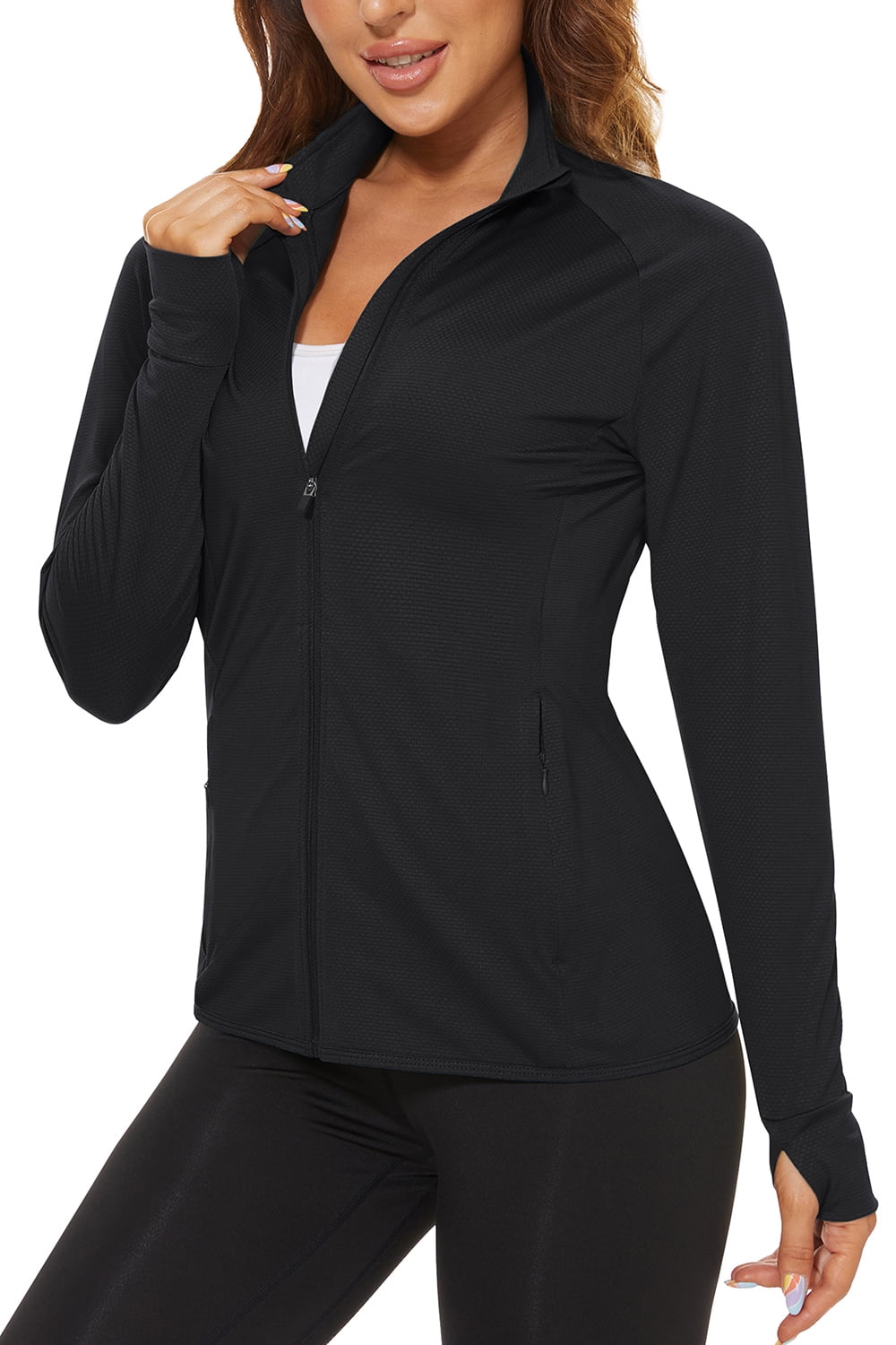 TACVASEN Women's Long Sleeve Sun Protection Quick Dry