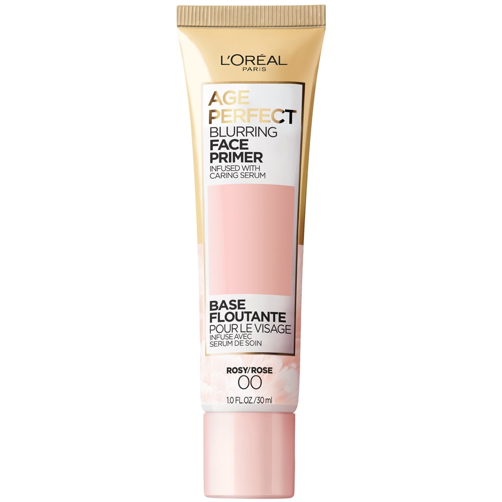 L'Oreal Paris Age Perfect Blurring Face Primer Infused, Rosy, 1 fl oz