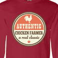 thumbnail image 4 of Inktastic Chicken Farmer Long Sleeve T-Shirt, 4 of 5