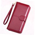 thumbnail image 4 of OULII Cartera En De Aceite Con Bolsillo Y Seguridad Con Botón, 4 of 8