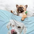 thumbnail image 3 of Naloa Puppy Licks Nose Dog Blanket, 3 Sizes Cat Blanket for Indoor Cats Large Medium Small Dog Gifts-Small, 3 of 8