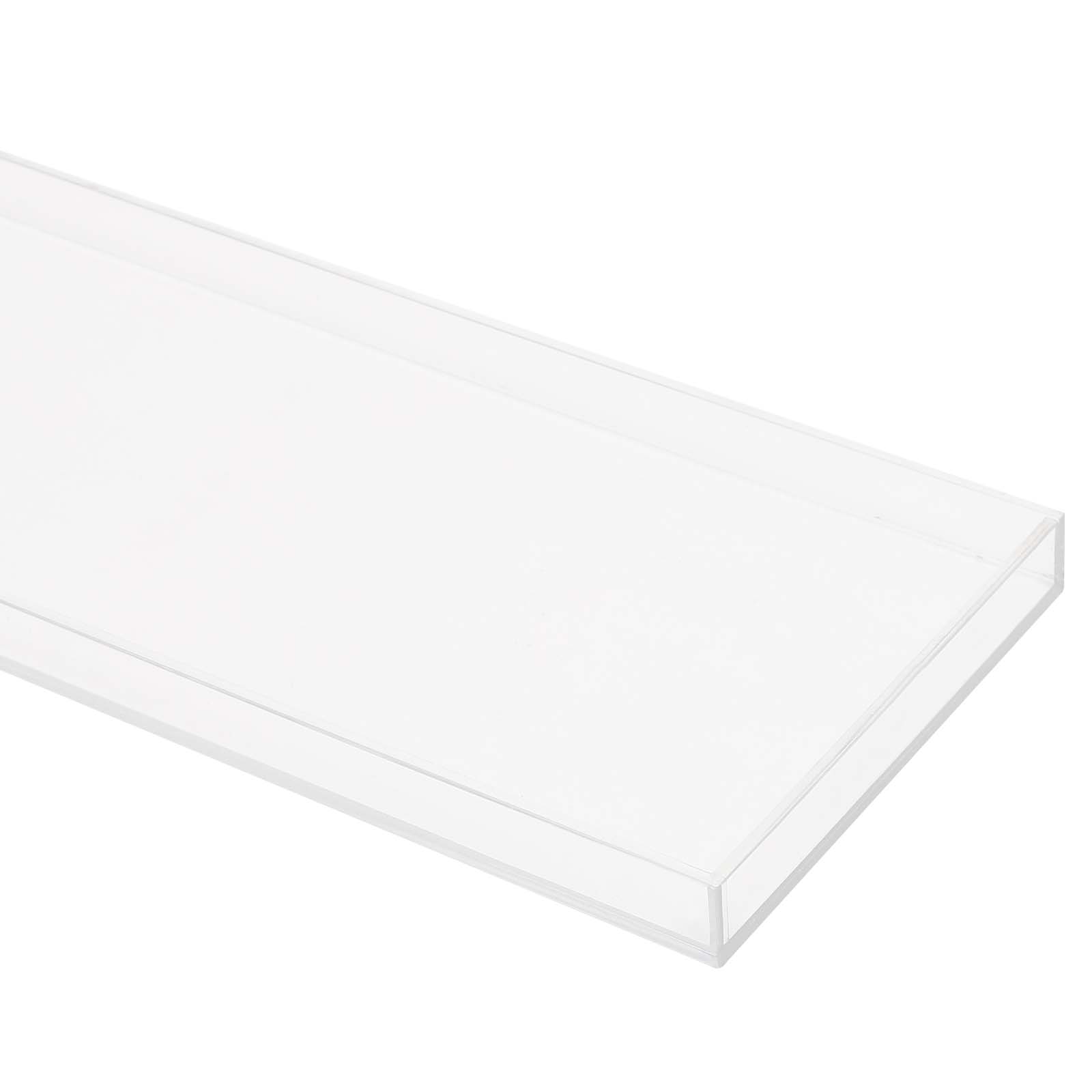 Bathtub Tray Caddy Acrylic Clear Bath Tray, Wine Glass Book Holder Bath Tub Table Caddy for Home Bathrooms Organizer Shelf Luxury Most Baths