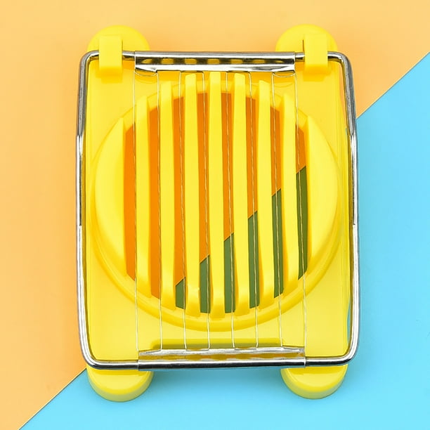 Uuiauoio Egg Slicer for Hard Boiled Eggs Egg Cutter Strawberry Slicer Heavy Duty Aluminium Tomato Slicer Stainless Steel Wire Multipurpose Egg Slicer Dicer for Soft Fruit Mushroom Home Use
