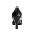 thumbnail image 4 of PEERAGE Caris Women's Wide Width Peep Toe Pumps BLACK 5, 4 of 6