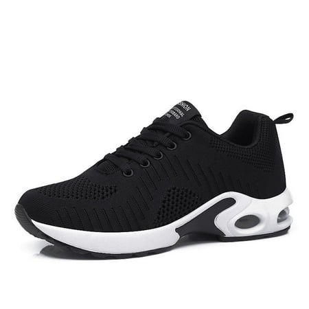 FLARUT Chaussures de Course pour Femmes Légères Mode Sneakers Décontractés Antidérapants (Noir, EU36)