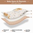 thumbnail image 5 of WOBOGO Cute Smile Jumping Tiger Baby Playmats Extra Large Waterproof Rollable Activity Pads for Toddlers 50×50inch, 5 of 7