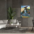thumbnail image 6 of Epic Graffiti 'Toluca Mexio Fountain Eagle Firmado' by Pedro Gavidia, Canvas Wall Art, 40"x54", 6 of 8