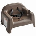 thumbnail image 1 of Carlisle 911401 Dual Height Booster Seat w/ Safety Strap & Cup Holder - Polypropylene, Brown, 1 of 3