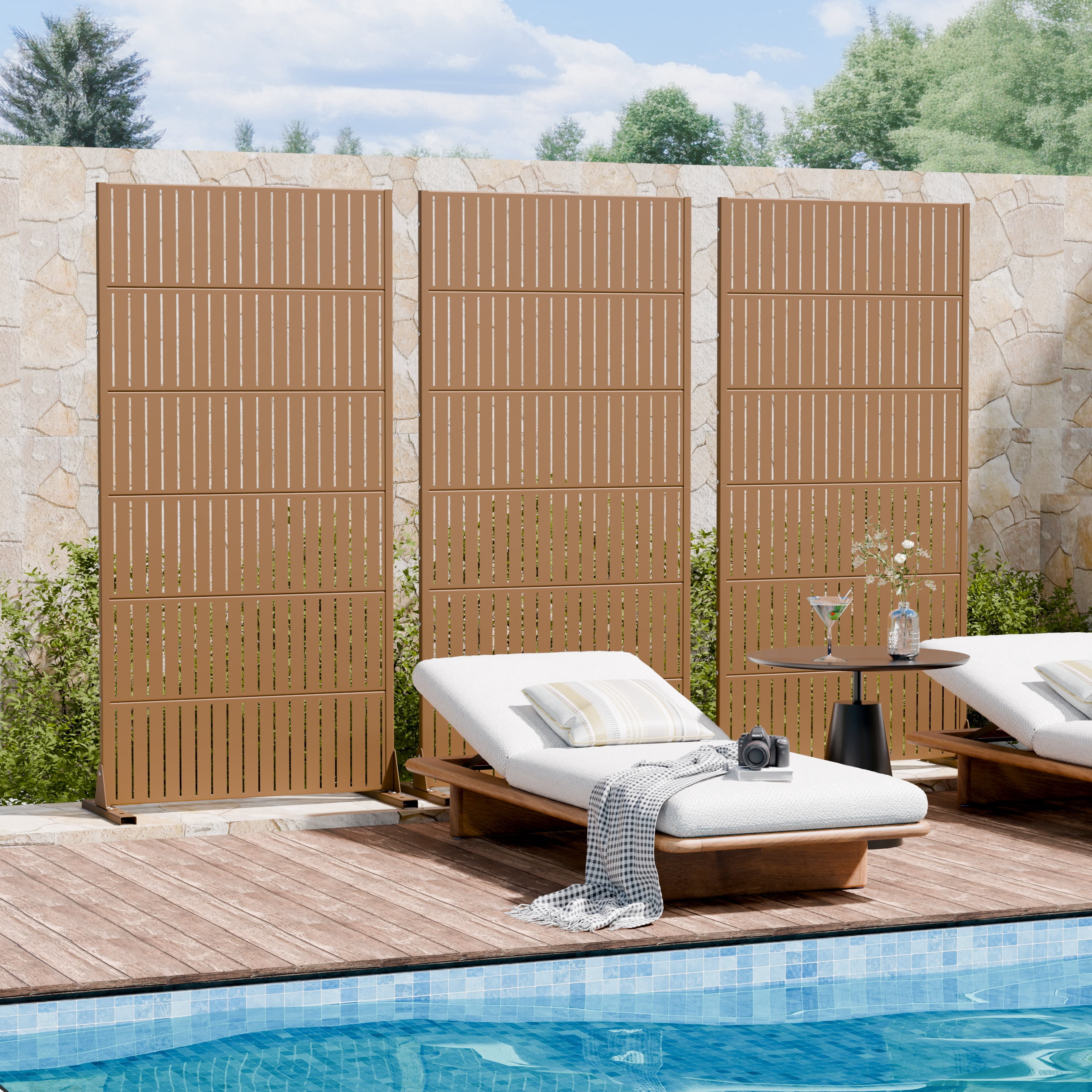 Privacy Metal Screen Fence Panel
