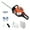 Orange, variant on Aqzb Dual Sided Blade Hedge Trimmer, 26CC Gas Hedge Trimmer, Cordless Hedge Trimmer, Handheld Chainsaw Hedge Pruner _Clearance Lawn Trimmer