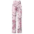 thumbnail image 7 of Hello Kitty Women's Wide Leg Yoga Pant Comfy Loose Sweatpants High Waist Lounge Casual Athletic Pant Workout Joggers Pant, 7 of 7