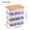 Toy Storage Rack—Yellow, variant on UFORU Small Building Blocks 3-Tier Storage Box, Stackable Clear Plastic Organizer with Lid & Adjustable Dividers – Toy Storage Container for Small Bricks, Tiny Parts, Home & Game Room Organization