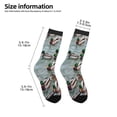 thumbnail image 2 of Fuzoiu Mallard Ducks Swimming Print Kids Socks For Boys Girls,Grip Crew Socks with Non Slip,Lightweight Stretch Crew Socks,Toddlers Crew Boot Socks, 2 of 5