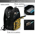 thumbnail image 4 of Daiia Sunflowers Pattern USB Charging Backpack for Men and Women, Anti-Theft Backpack,Travel Backpack,School Backpack,College Backpack,Laptop Backpack, 4 of 7