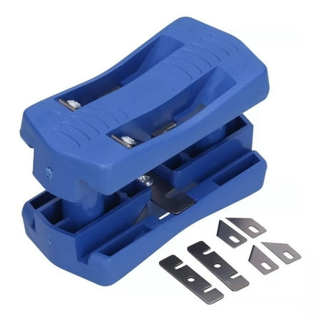 

2024 Blue Woodworking Edge Banding Veneer Trimmer Manual Trimming Wood Hand Edge Band Cutter