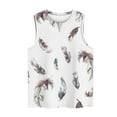 thumbnail image 4 of lSLJS Mode Décontractée d'Été Imprimé Sans Manches Col Rond Blouse Débardeur, Débardeurs pour Femmes, 4 of 6