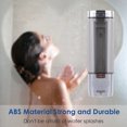 thumbnail image 3 of Soap dispenser, wall hanging, manual manual shampoo, Body wash dispenser, lotion container - electroplate, 3 of 5
