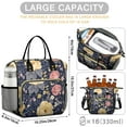 thumbnail image 5 of Pioneer Flower Floral Print Pattern Womens Lunch Box for Work,Insulated Large Lunch Bag for Tween and Teen,Loncheras Para Mujer,Leakproof Adult Lunch Bag for Work,Beach,Travel,Picnic,Camping, 5 of 7